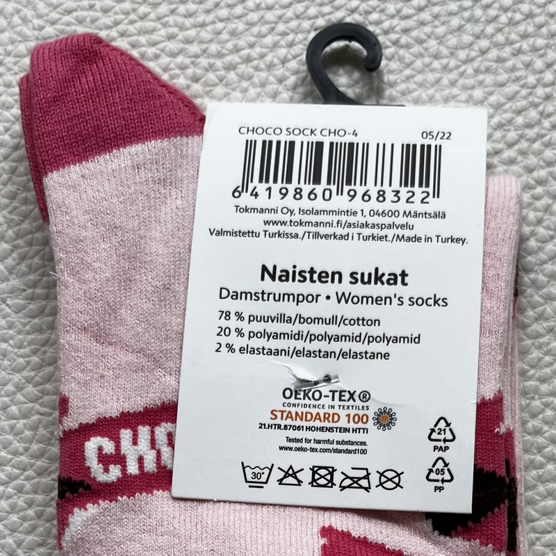 KUVA 2
MiNY Choco punakirjavat nilkkasukat. 
Koko 37-41. 